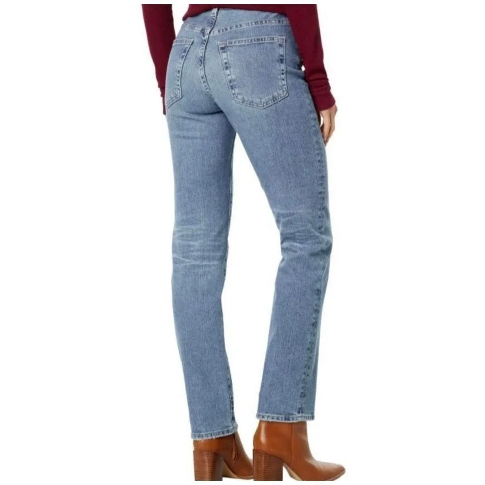 AG Adriano Goldschmied Saige High Rise Straight Leg Jeans - Picture 2 of 16